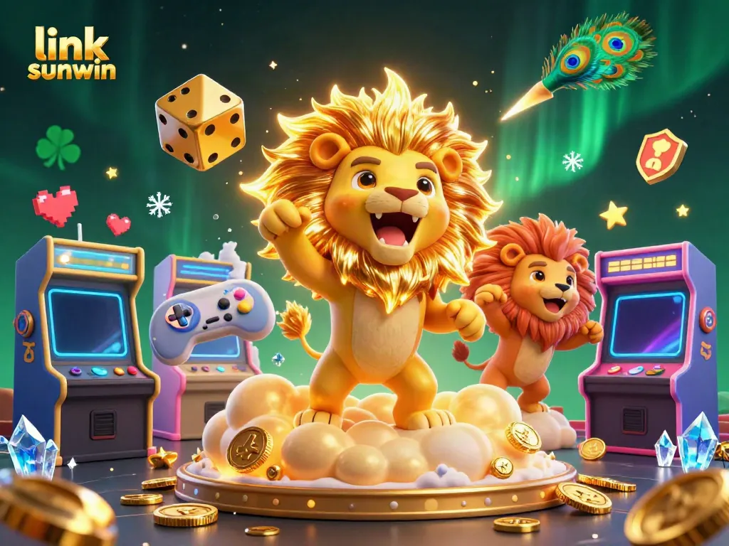 Experience thrilling gameplay at link sunwin with our vibrant interactive casino illustration.