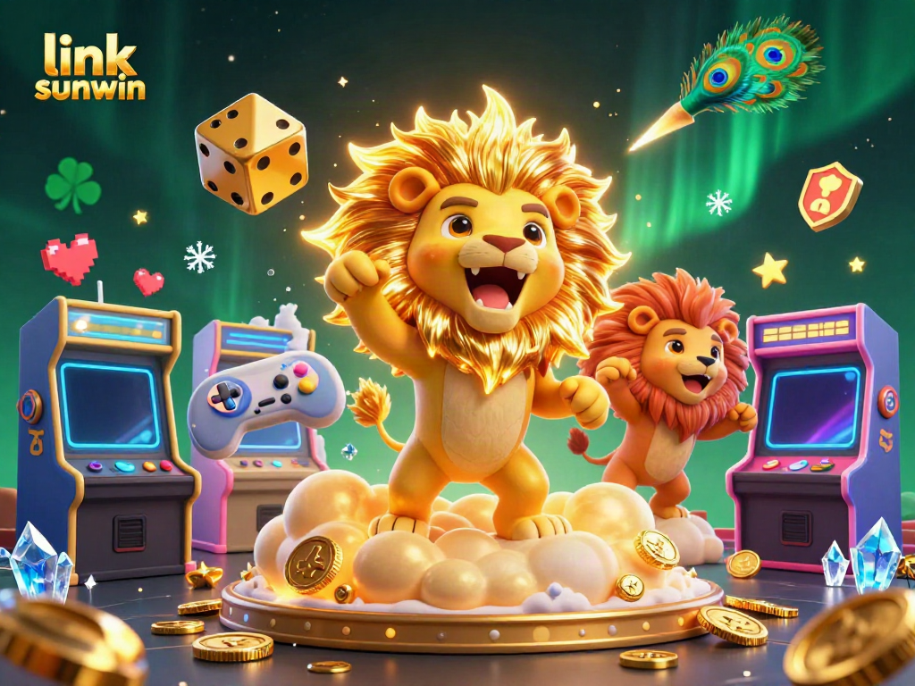 Experience thrilling gameplay at link sunwin with our vibrant interactive casino illustration.