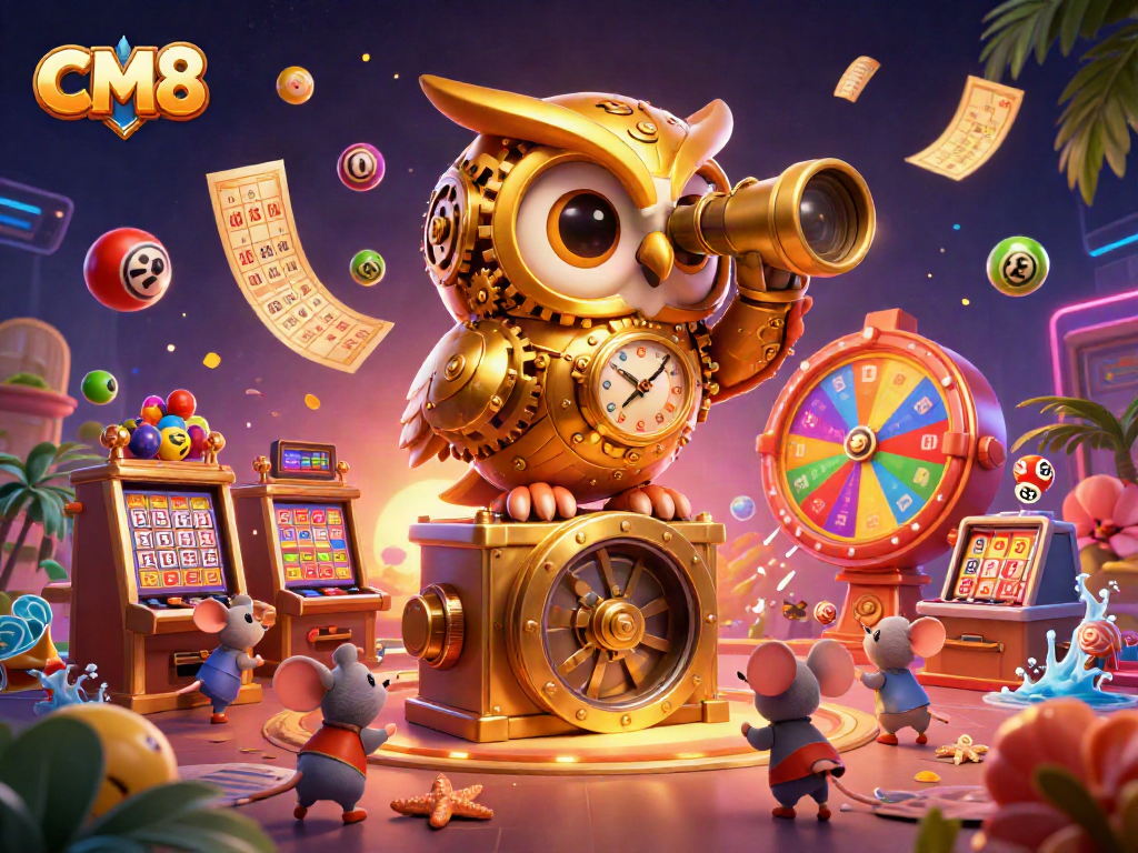 Experience exciting gameplay at CM8 with vibrant casino visuals and dynamic elements.