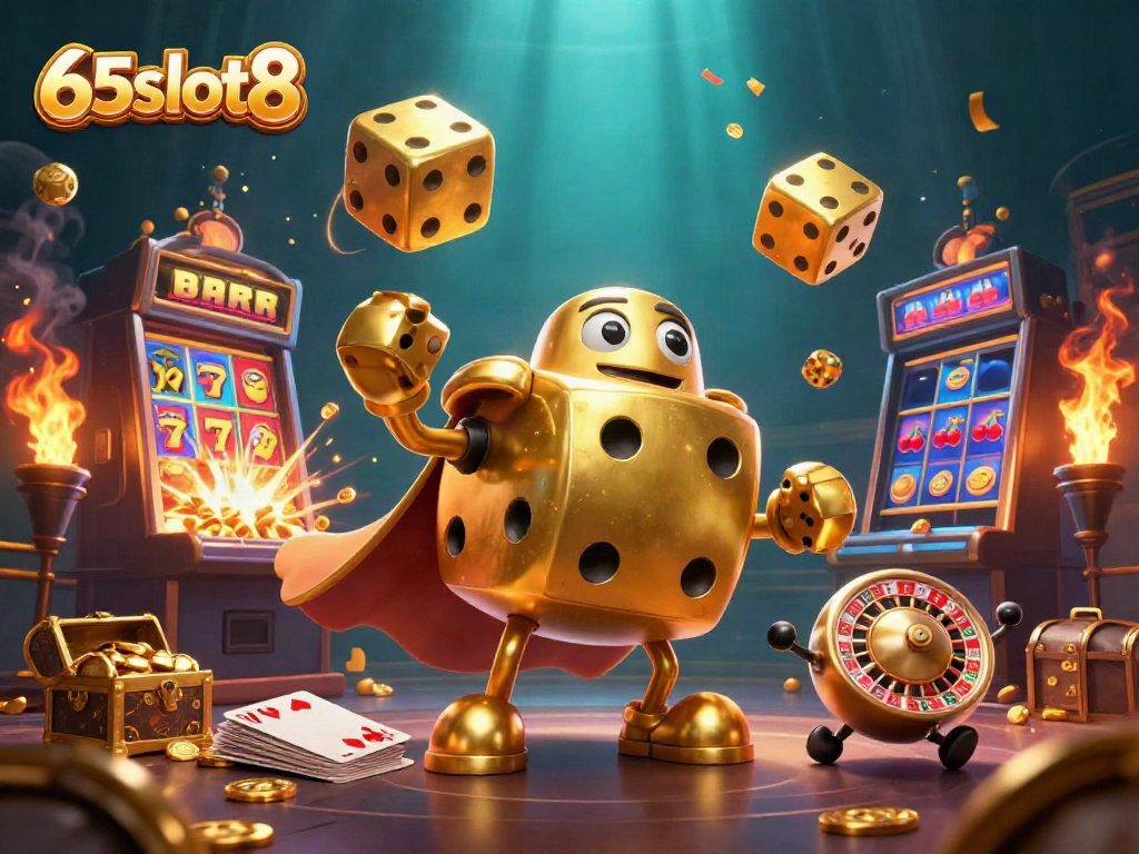 Engage with dynamic gaming excitement at 65slot8 featuring vibrant slots and animated characters.