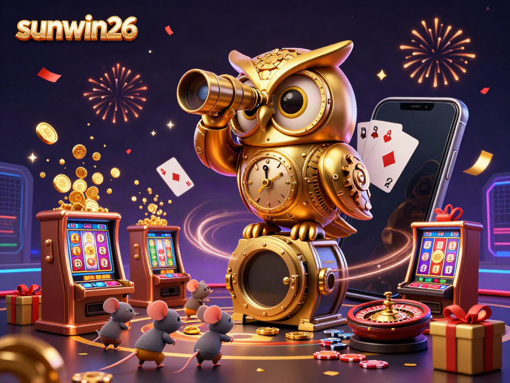 Experience thrilling wins at sunwin26 with vibrant games, golden coins, and festive energy.