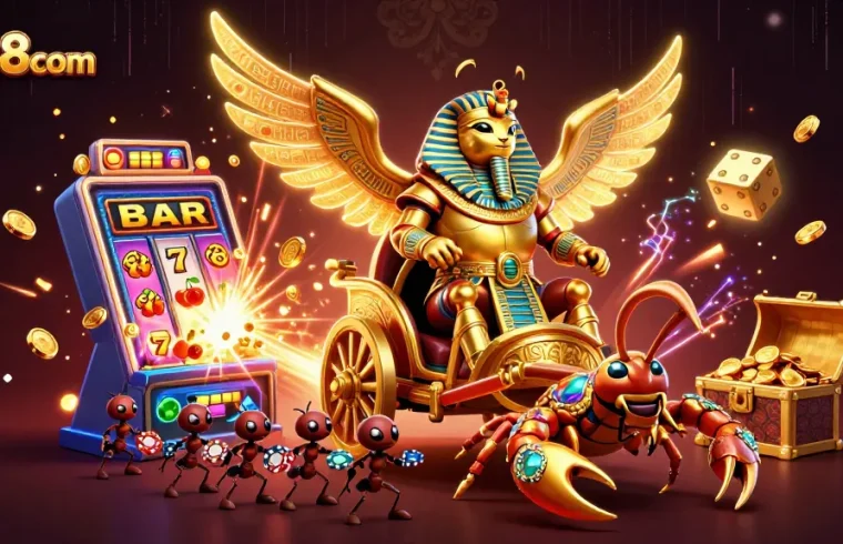 Engage with u888com's thrilling casino experiences featuring vibrant 3D characters and exciting game elements.