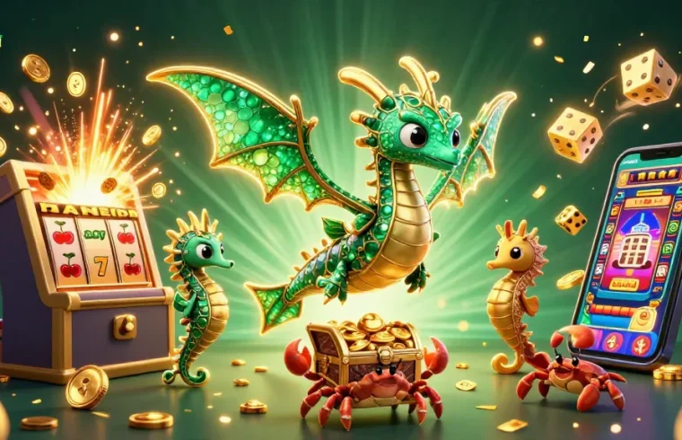 Win big with keonhacai 18 at the vibrant casino adventure illustrated with thrilling games.