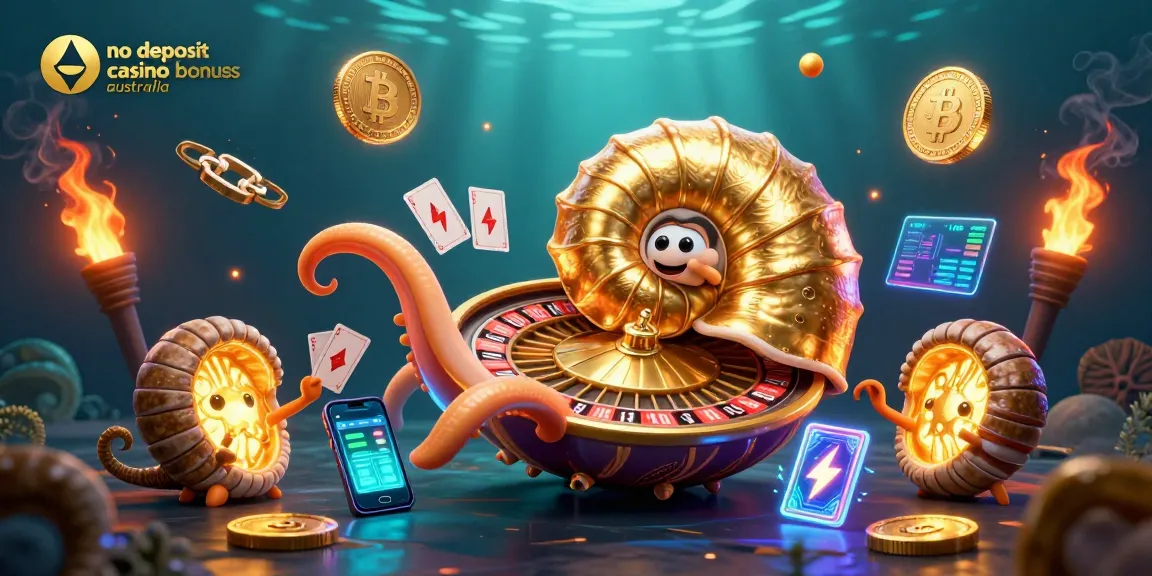 Experience the thrill of no deposit casino bonuses australia with vibrant 3D casino elements and captivating characters.