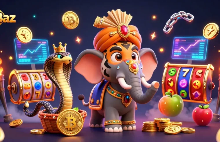 Experience vibrant gaming with c168az's dynamic 3D casino scene showcasing unique elements.