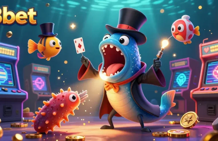 Engage in the thrilling p3bet underwater casino experience with vibrant characters and gaming elements.