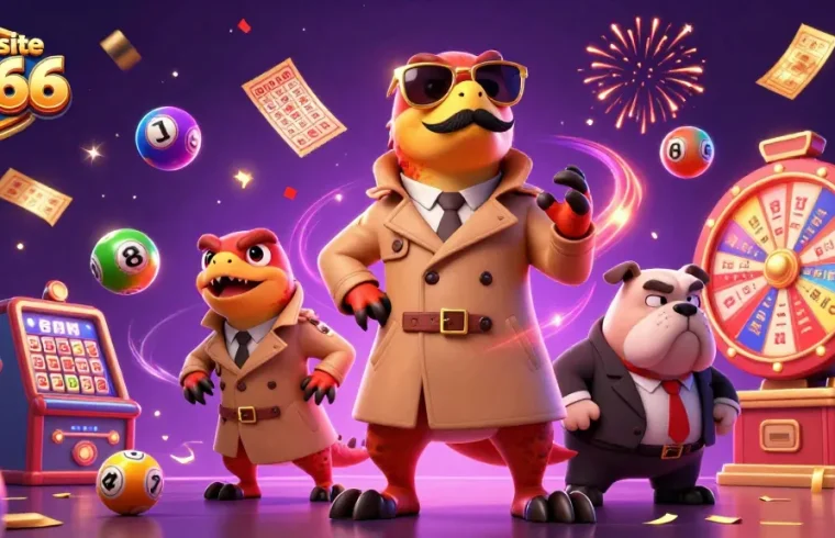 Experience thrilling chances at website S666 with dynamic lottery elements and playful characters.