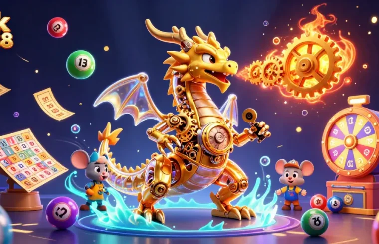 Engage in thrilling gaming with link Sin88, featuring vibrant elements of lottery balls and prizes.